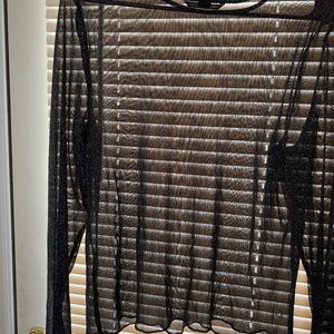 Victoria s secret sheer blouse Large
